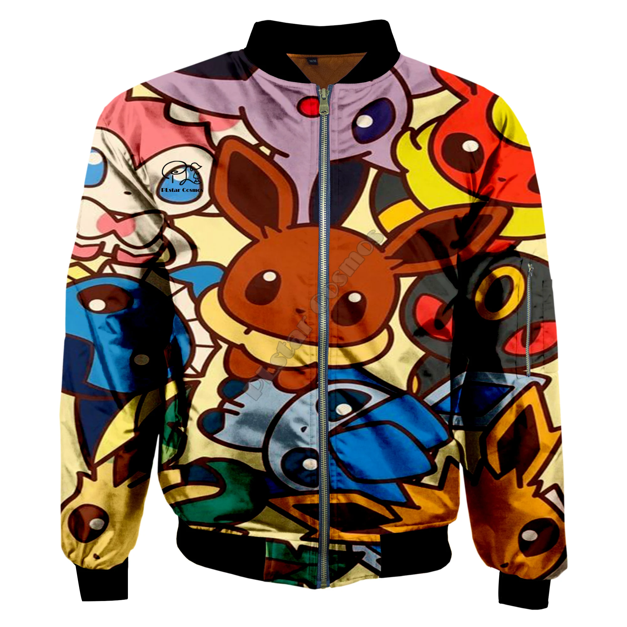

PLstar Cosmos NewFashion 3Dprint Men/Women Hot Anime Cartoon Pokemon Pikachu Funny Unisex Zipper/BomberJackets/Hoodies/Hoodie s6