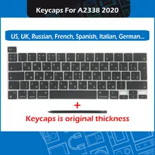 Teclado A2338 Original para ordenador portátil, teclas AZERTY para Macbook Pro Retina 13 