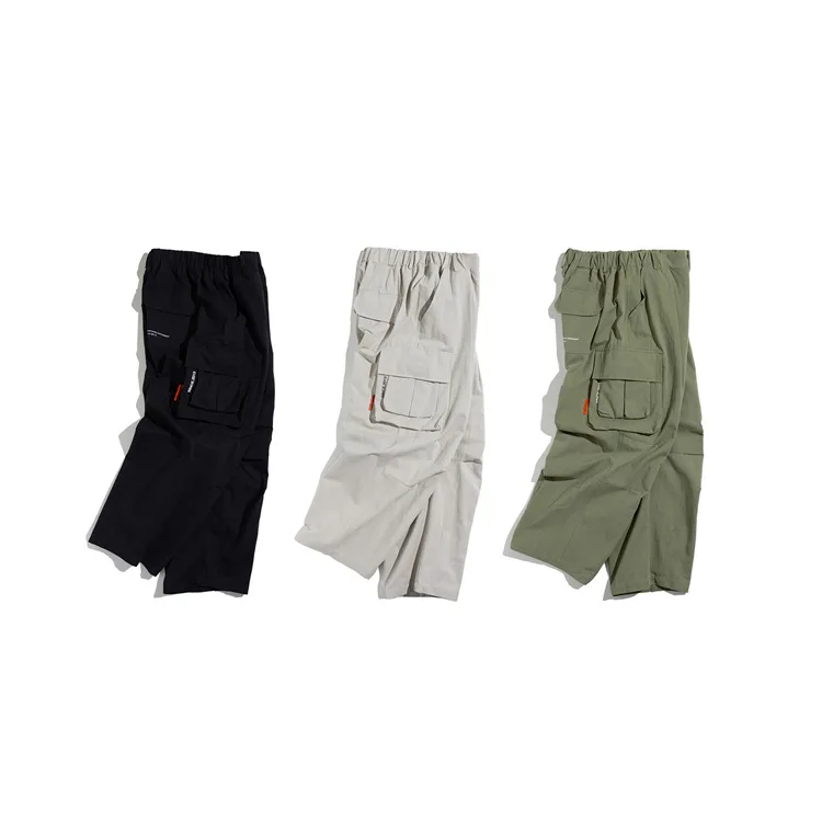 

Northern Boundary Men'S Wear 2020 Spring New Style Stereo Pocket Workwear Loose Pants Sub-Men's Loose Straight Trousers Fashion