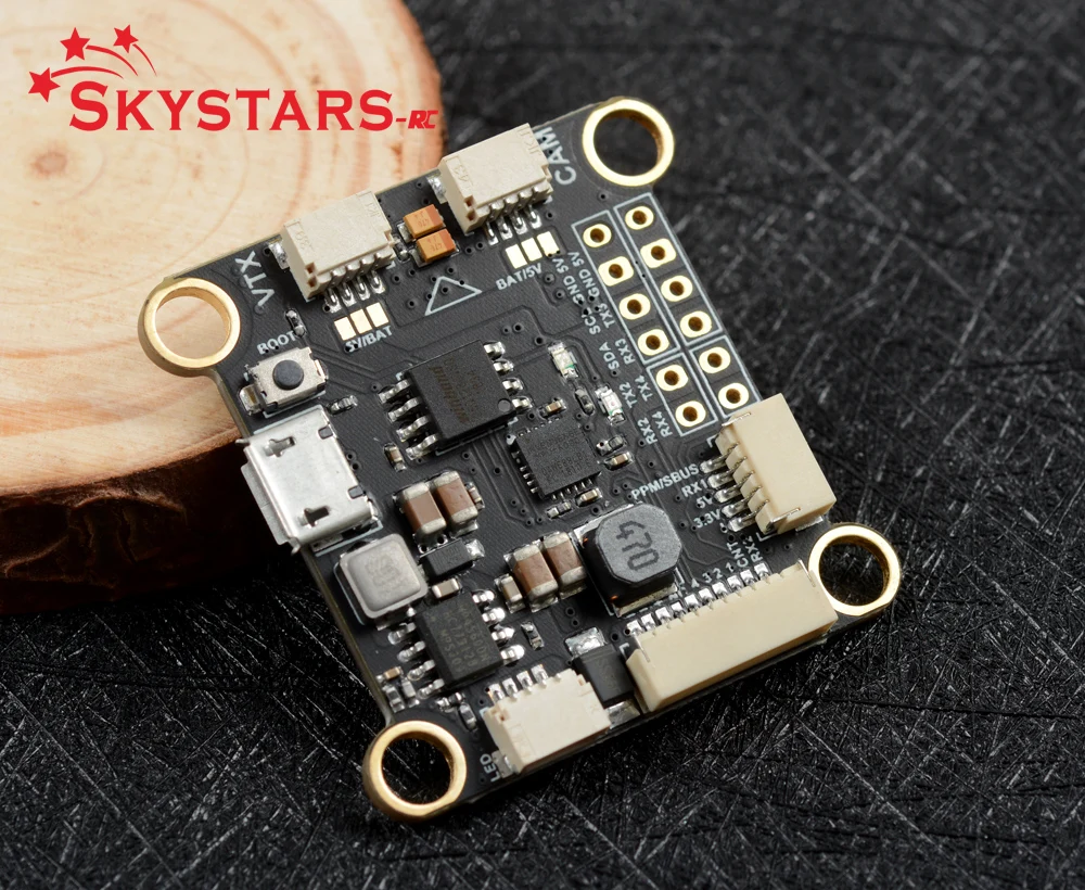 

Skystars TurboS F405 Flight Controller Betaflight STM32 MPU6000 OSD Built-in 5V/2A BEC 3-6S for DIY FPV Racing Drone Quad