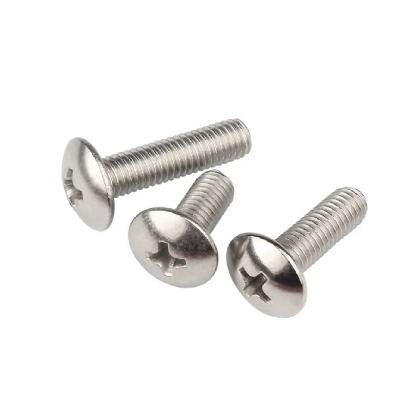 90pcs Cross Recessed Truss Head Machine Screws M5 Mushroom Big Flat