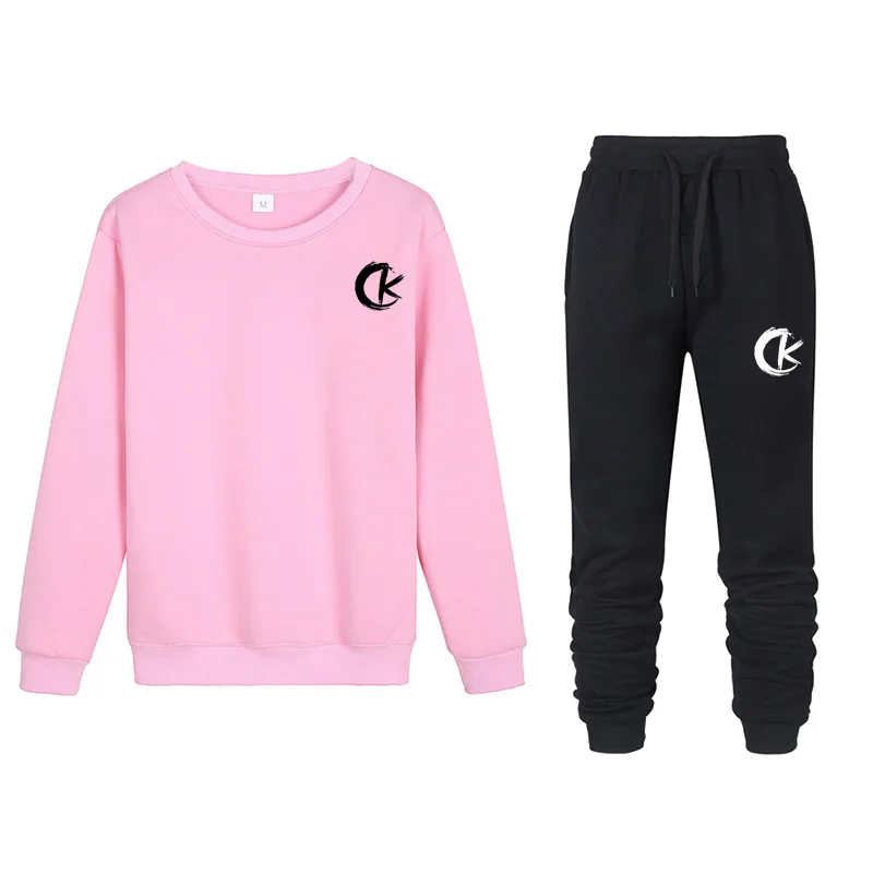 Модный Зимний спортивный костюм, 2 предмета, мужской спортивный костюм, chandal hombre, для бега, homme, с принтом, толстовка+ спортивные штаны, мужская одежда