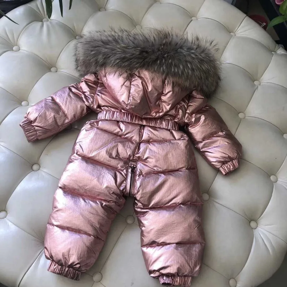 Boy and Girl Warm Onesie Brand Winter Down Jacket Children Winter Rompers Jumpsuit Newborn Baby Clothing Toddler Winter Coats