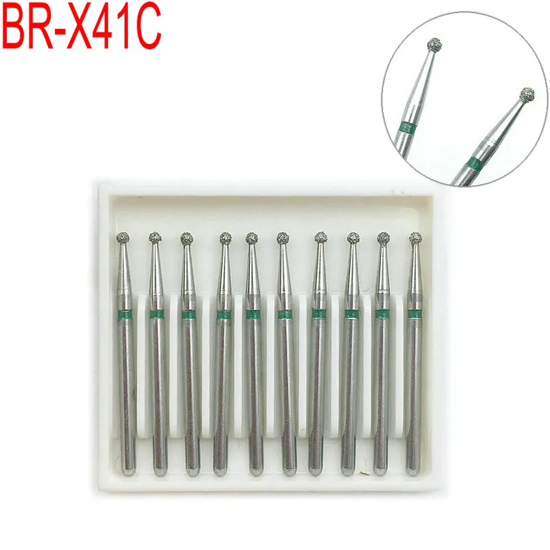 Высокоскоростные стоматологические боры 10 шт. высокоскоростные наконечники