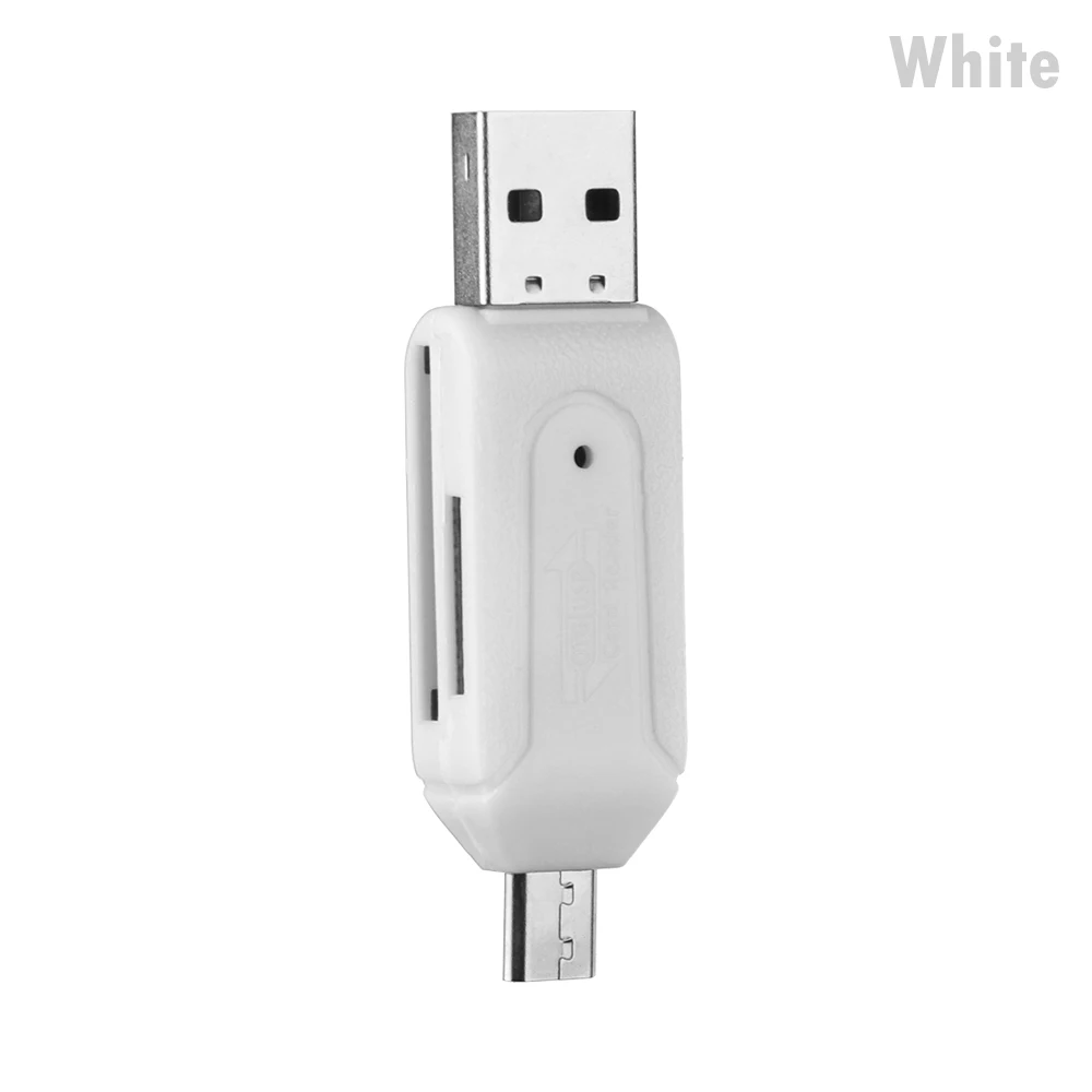 1 шт. Тип C и USB2.0 все в одном устройство для чтения карт памяти TF/SD карт, устройство для чтения информации, расширение Телефона, адаптер, случайный цвет