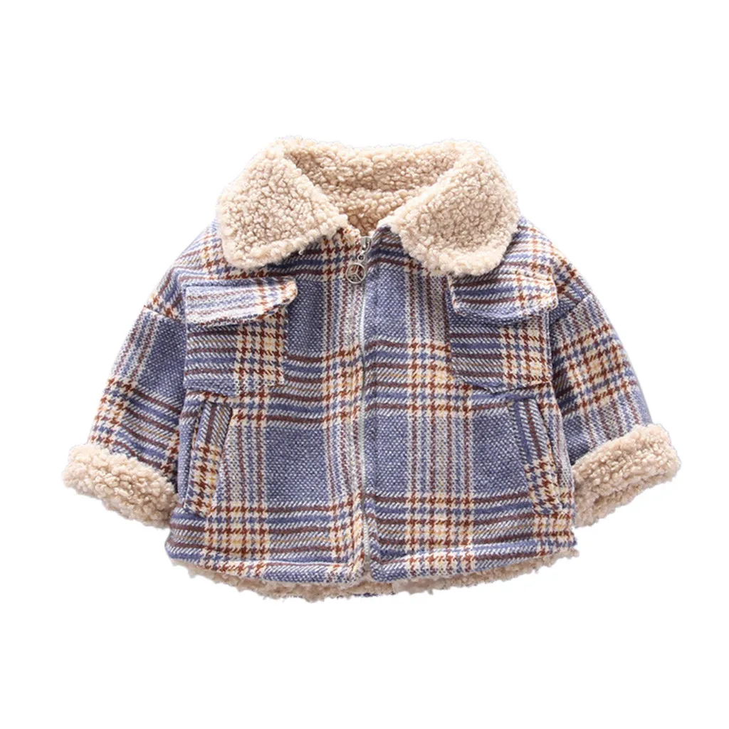 baby plaid jacket