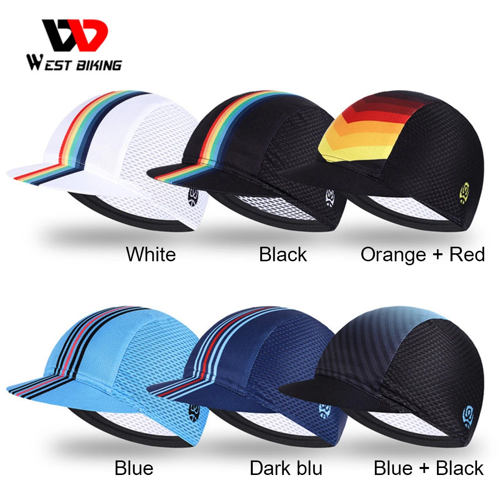 WEST BIKING Cycling Hat Quick Dry Breathable Sweat Absorb Bicycle Sun