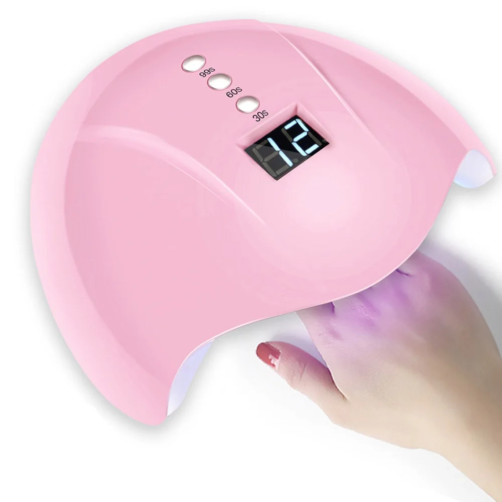 

1Pcs 2 Colors Nail Dryer 3 Timer 30s/60s/99s UV Led Lamp 12 Leds UV Lamp 36W Nail Gel Tools For Nail Machine Curing Dryer #FTD