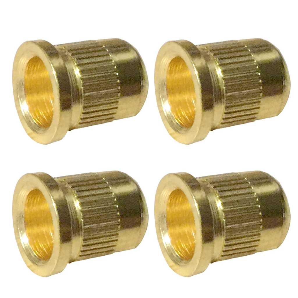 4 Pcs of Pack Bass String Mounting Ferrules Bushing for Fender Guitar Parts