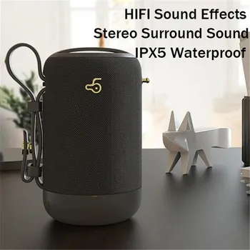 

Bluetooth Speaker Portable Outdoor Wireless Speaker TWS Dual Stereo Surround Music Center Waterproof Subwoofer Support FM TFCard