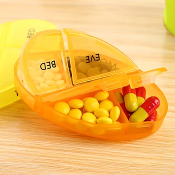 

New Waterproof Storage Box for Travel Outdoor Portable 7 Day Pill Organizer Case Medicine Organizer Tablets Holder Dispenser