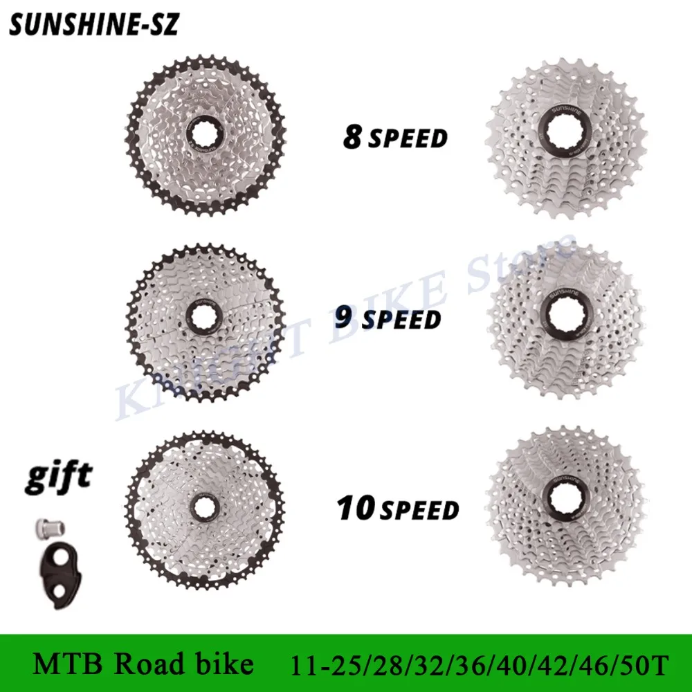 SUNSHINE MTB дорожный велосипед маховик велосипед Кассетный Маховик для детей 8, 9, 10, Скорость 11-25/28/32/36/40/42/46/50 т в сутки для deore m6000 Shimano SRAM