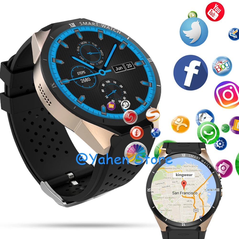 

Android 7.0 OS Smart Watch Talkband 1GRAM 16GROM with SIM Card GPS WIFI 3G Call Smartwatch Wristband GPS Maps For HUAWEI IOS Men