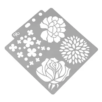 

1pc Drawing Stencil Art Painting Stencils Painting Template for Cake Decor Craft Scrapbooking Rulers