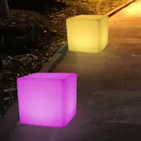 Cordless LED Cube Chair Light New Removable and Easy Charging LED Module Color Changing and Rechargeable LED Cube Seat for Adult 2