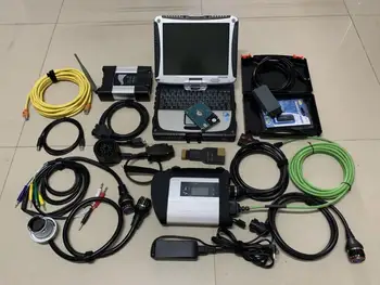 

5054A for A-udi V.W + sd connect c4 + Icom Next wifi for bmw 3in1 hdd 2tb in laptop CF-19 auto diagnostic scanner