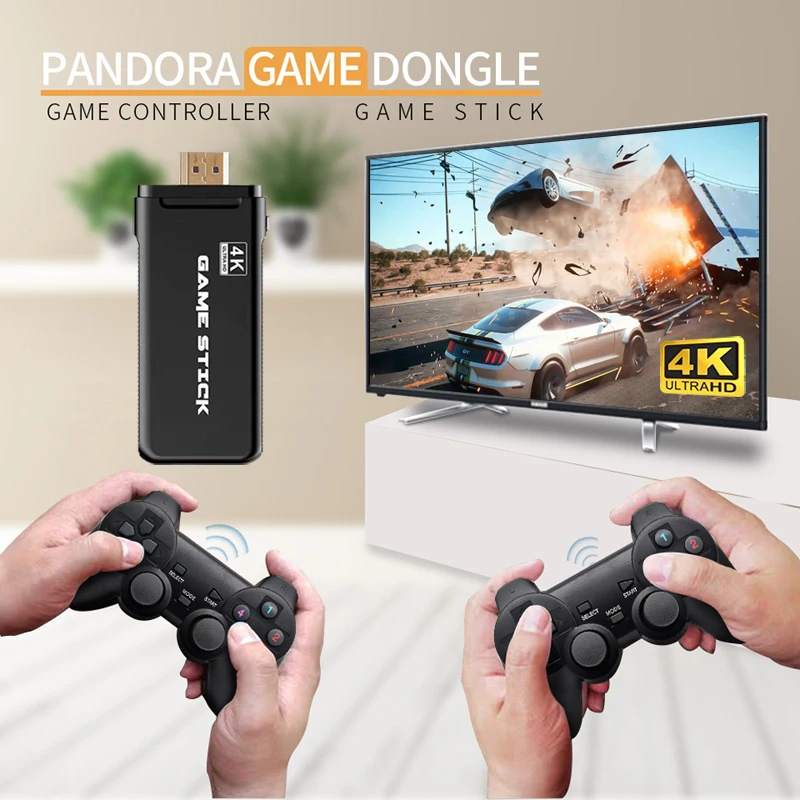 4k ultra video game console gamepad duplo para ps1/gba retro tv game console hdmi-compatível 32gb 3000 jogos jogo de vídeo vara