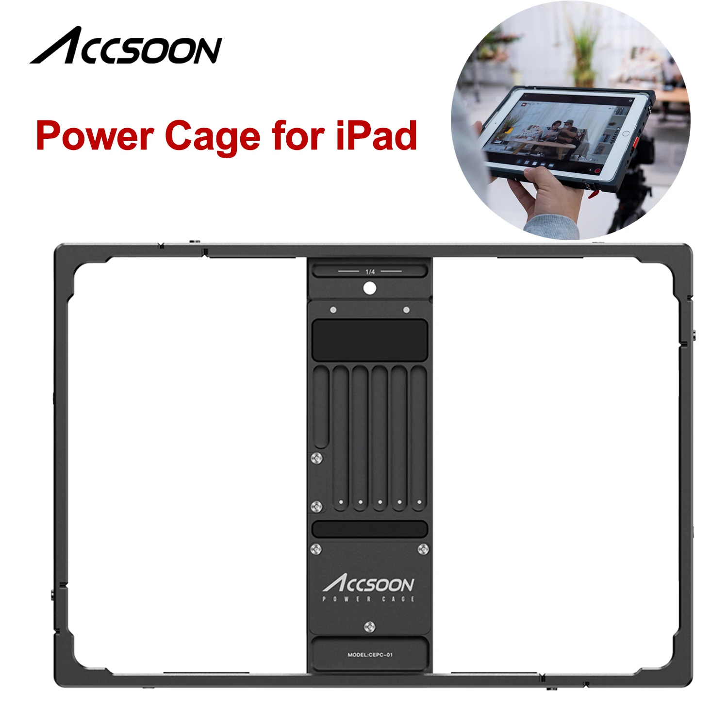 Корпус силовой клетки ACCSOON для lpad 7/8th air 3/4th 10 5 дюймов Ipad Pro 11 Pro(1/2th) с держателем