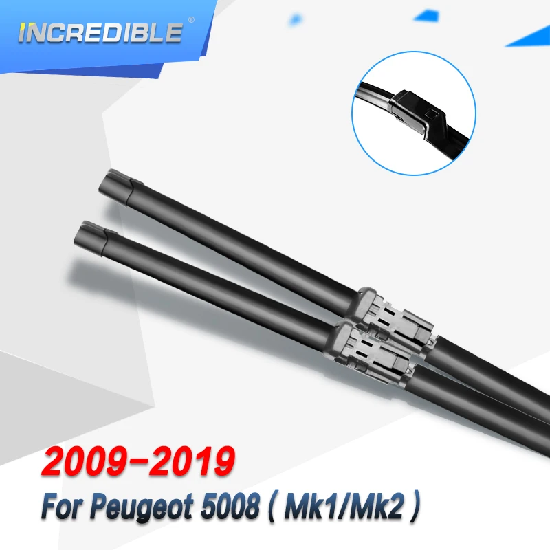 Невероятный стеклоочистителей для peugeot 5008 Fit кнопка оружия 2009 2010 2011 2012 2013