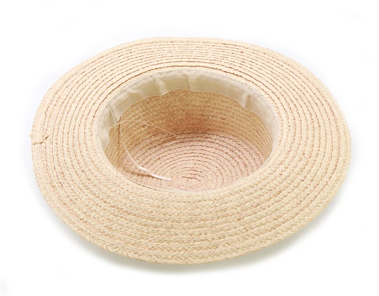 New Fashion Teddy Bear Ribbon Raffia Hat Women Summer Beach Hats Handmade Weave Soft Straw Hat Female Travel Caps Wholesale