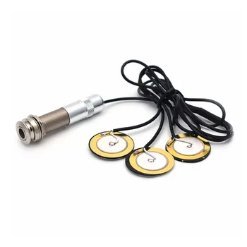 

New Acoustic Guitar 27MM Guitar Pickup Piezo Sensor Prewired Amplifier With 6.35MM Output Jack