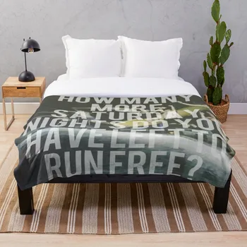 

Drop Shipping Printed Throw Blanket Sherpa Fleece Soft Blanket Flannel Rug Home Decoration For Bed Saturday Nights