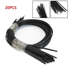 

20 Pcs Plastic Welding Rods 1000mm Black Welder Rods For Car Bumper Repair Welding Equipment Accessories