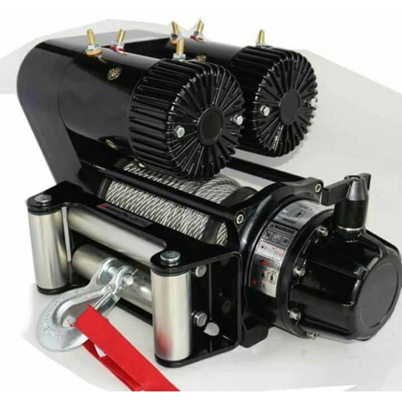 Автомобильная электрическая лебедка WFHEATER 12 В 5440 фунтов кг с двойным мотором