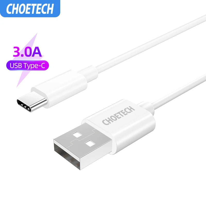 CHOETECH usb type-C кабель для samsung s9 Быстрая зарядка USB C кабель для зарядки мобильного телефона для Xiaomi Redmi mi9 note 7