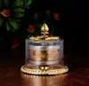 New Tibetan Tibet Buddhist 8 Cimelia Symbols Finger Prayer Wheel Amulet Statue 1