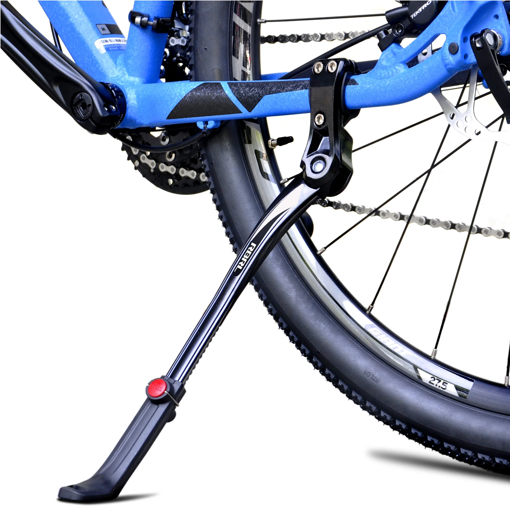 Easydo Bike Kickstand Adjustable Aluminum Alloy Bike Side Kick Stand
