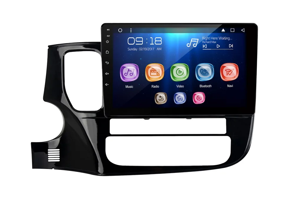 

Allways 10." IPS Screen Android 9.0 Octa-core Ram 2GB Rom 32GB Car Multimedia for Mitsubishi Outland 2017 with 2.5D Touch Screen
