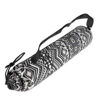 

Yoga Mat Storage Bag Printed Zipper Drawstring Bags Carrier Organization Tool With Straps c