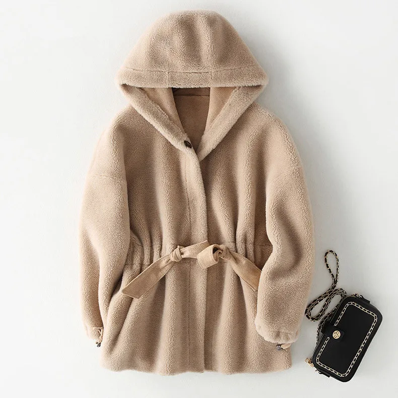 Aorice женская зимняя теплая 30% шерстяная куртка с мехом пальто женские куртки для девочек пальто B181169