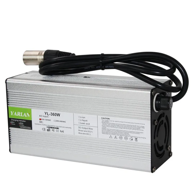 12V 14A свинцово Кислотное зарядное устройство для батареи 14 7 V Ebike E bike