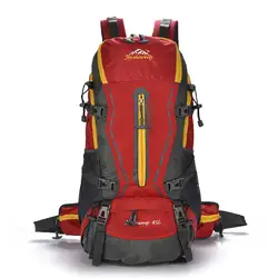 Мужской и женский профессиональный рюкзак для альпинизма и путешествий походный рюкзак большой емкости походный рюкзак 45л с дождевой