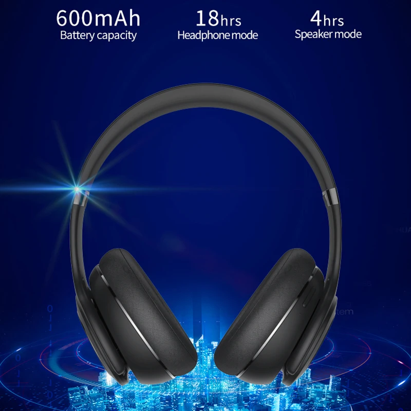 Хит продаж беспроводные наушники SODO V8 NFC 2 в 1 Bluetooth 5 0 с микрофоном для ПК и