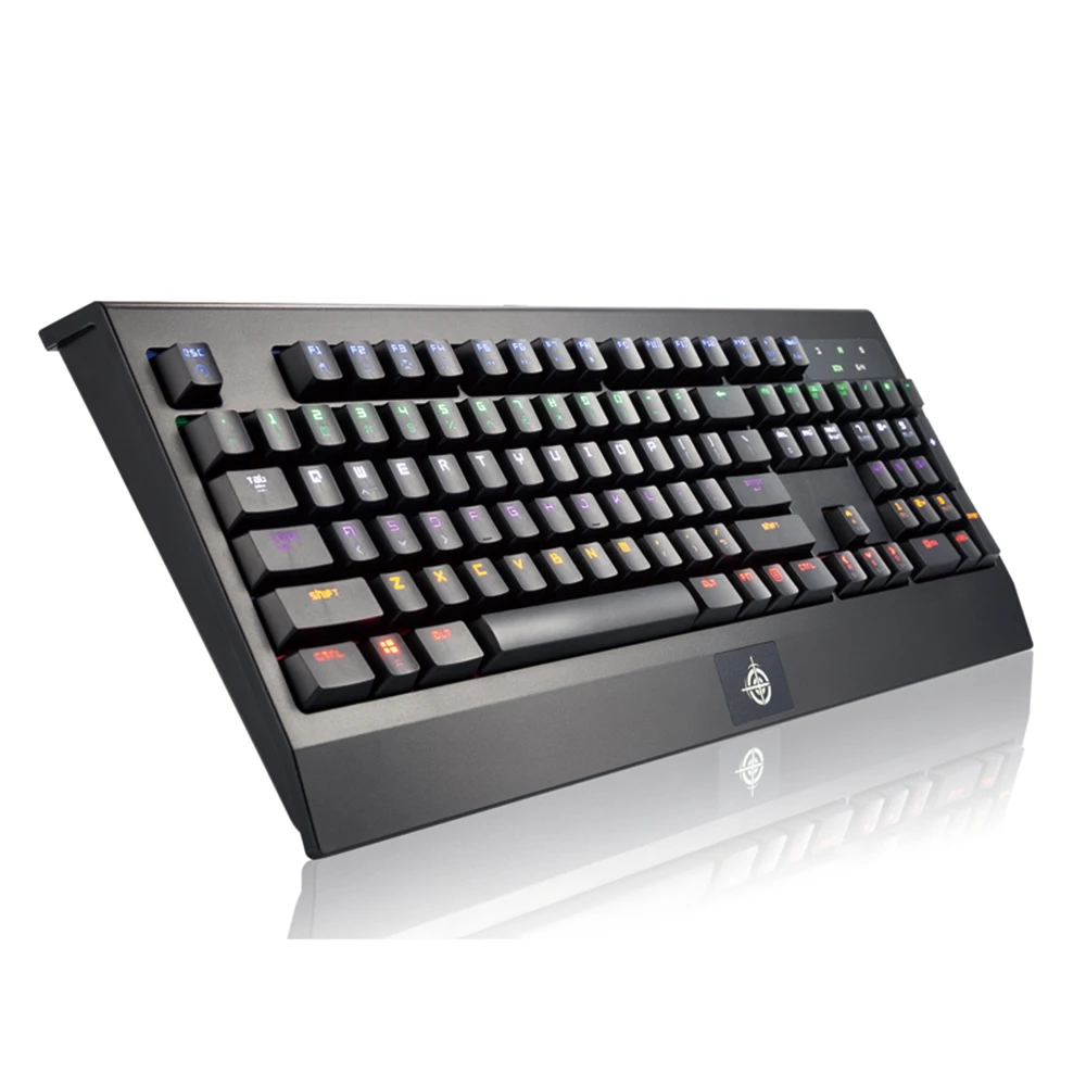 

104 Keys Glowing LED Gaming Keyboard MK3 Blue Axis Keys Magic Refiner E-Sports Keyboard Waterproof Mechanical Game Keyboard