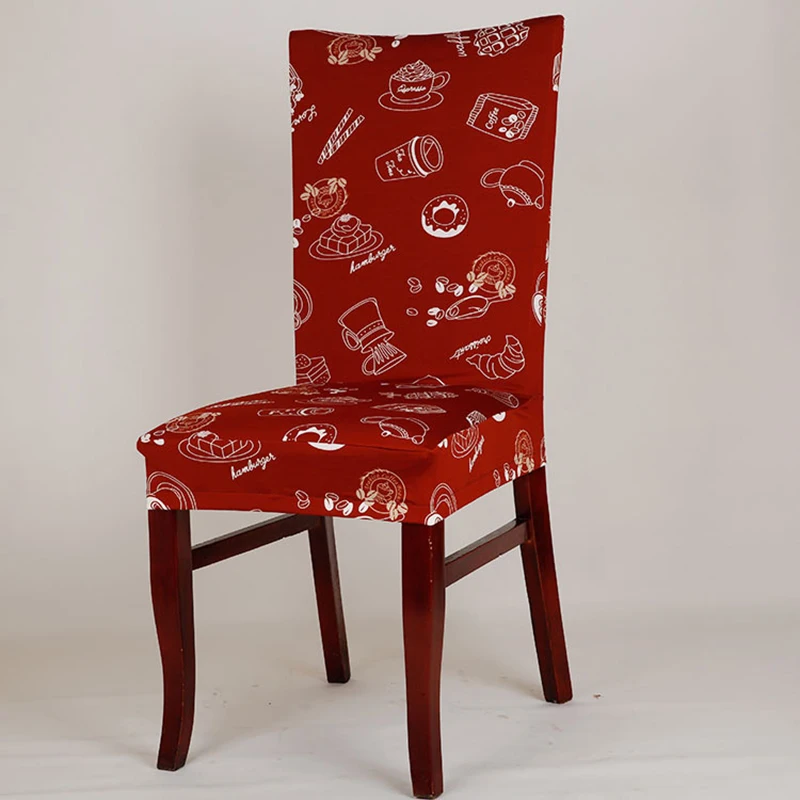 Solid Color Chair Cover Spandex Stretch Elastic Slipcovers Covers For Dining Room Kitchen Wedding Banquet Hote Householl | Дом и сад