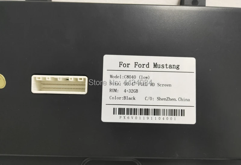 Ouchuangbo PX6 10,4 дюймов tesla стиль вертикальный экран автомобиля gps Радио Для Ford mustang- Поддержка 6 ядер 4+ 64 android 8,1