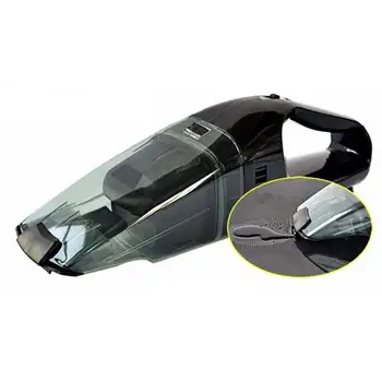 

Mini Home Car Dual Purpose Portable 12V Vacuum Cleaner ABS Plastic Pp Bakelite Lighter Built-In Insurance Tube