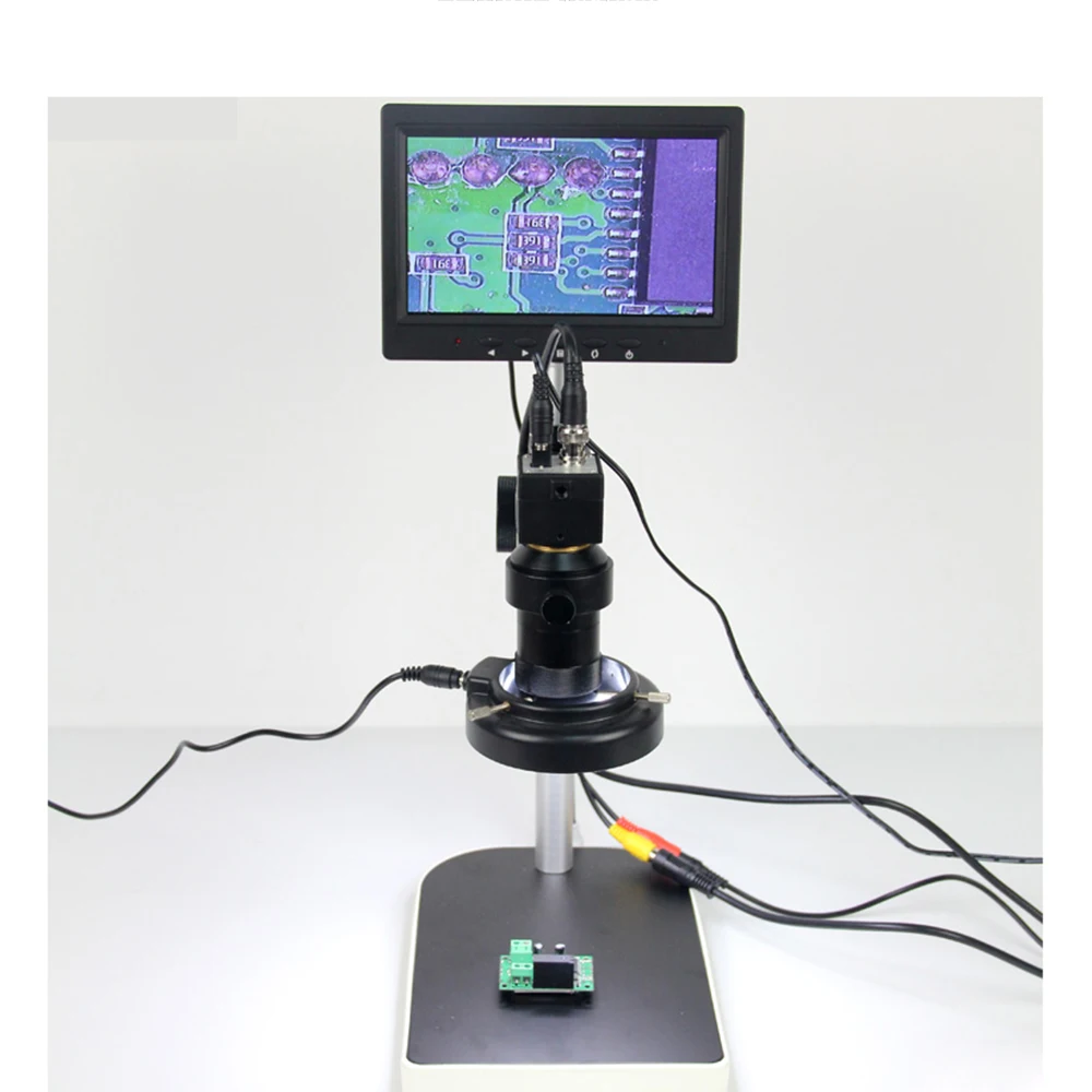 #Special Offers tbk 10A 10-130X Professional Microscope Electronic Display Amplification Magnifier for Iphone BGA CPU Motherboard Repair Mini