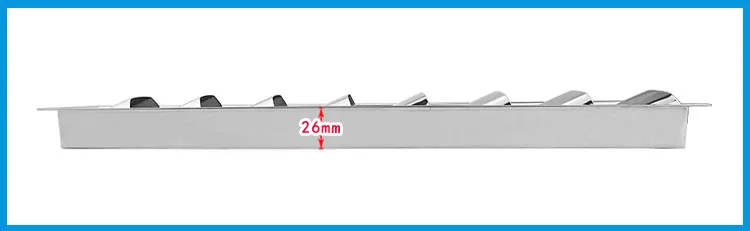 BSET MATEL, 8 слотов, нержавеющая сталь, 304, лодка, морская Вентиляционная решетка, Вентиляционная решетка, решетчатая решетка