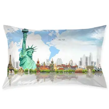 

Statue Of Liberty Fashionable pillowcase and rectangular decorative pillowcase 20 "x30"