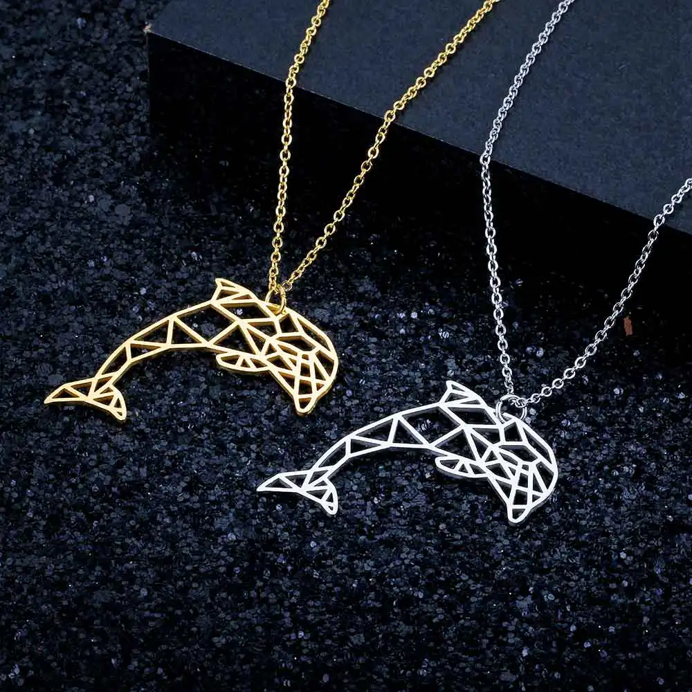 Unique Luxury Dolphin Necklace LaVixMia Italy Design 100% Stainless Steel Necklaces for Women Super Fashion Jewelry Special Gift