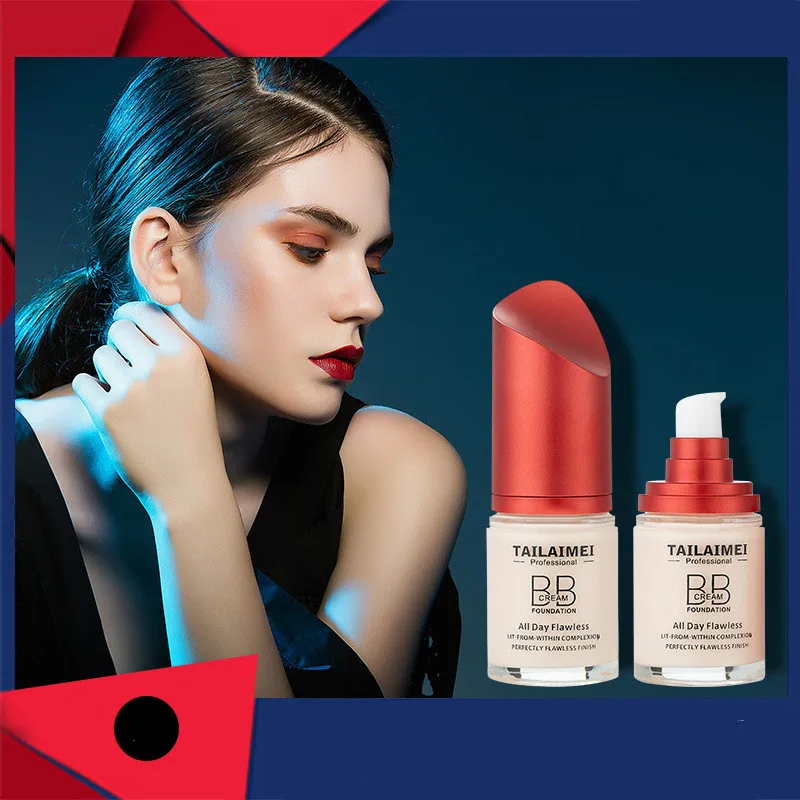 

3 in 1 liquid foundation brightening sunscreen moisturizing concealer lasting and not easy to fade