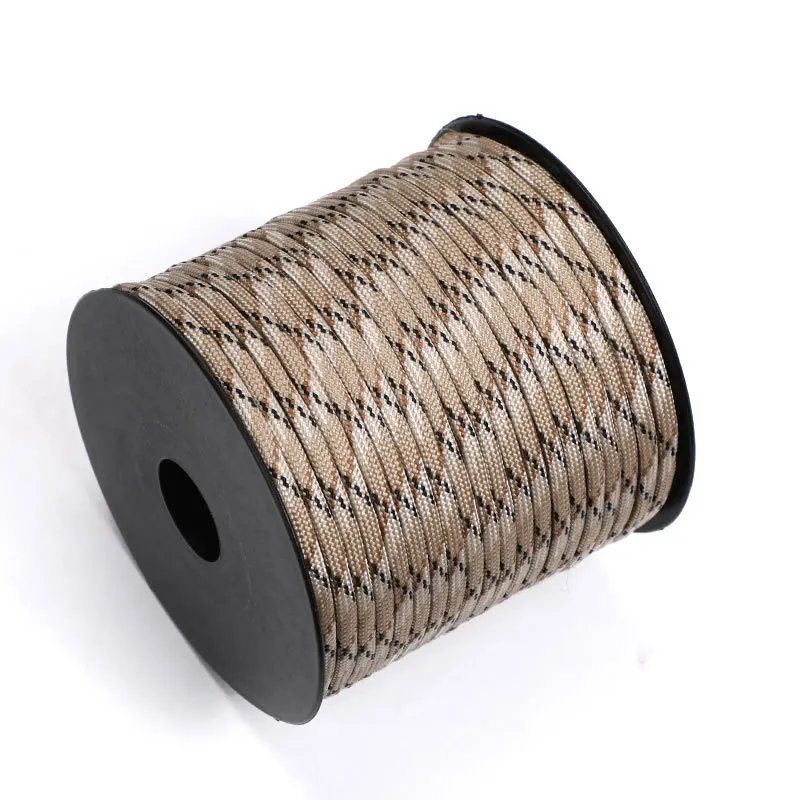 Paracord Rope 50 M 1 Roll 4 Mm 7 Stand Cores Paracord for Survival Parachute Cord Lanyard Camping Climbing Camping Rope Hiking Clothesline