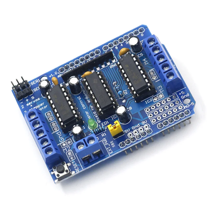 L293D Motor Drive Shield Dual For Arduino Duemilanove, Motor Drive Expansion Board Motor Control Shield