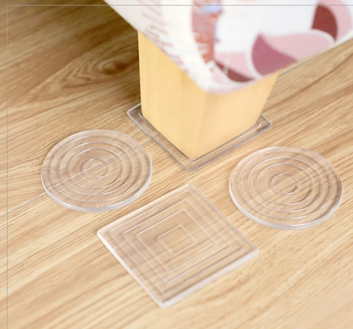 silicone almofadas de pé de mesa anti-deslizamento