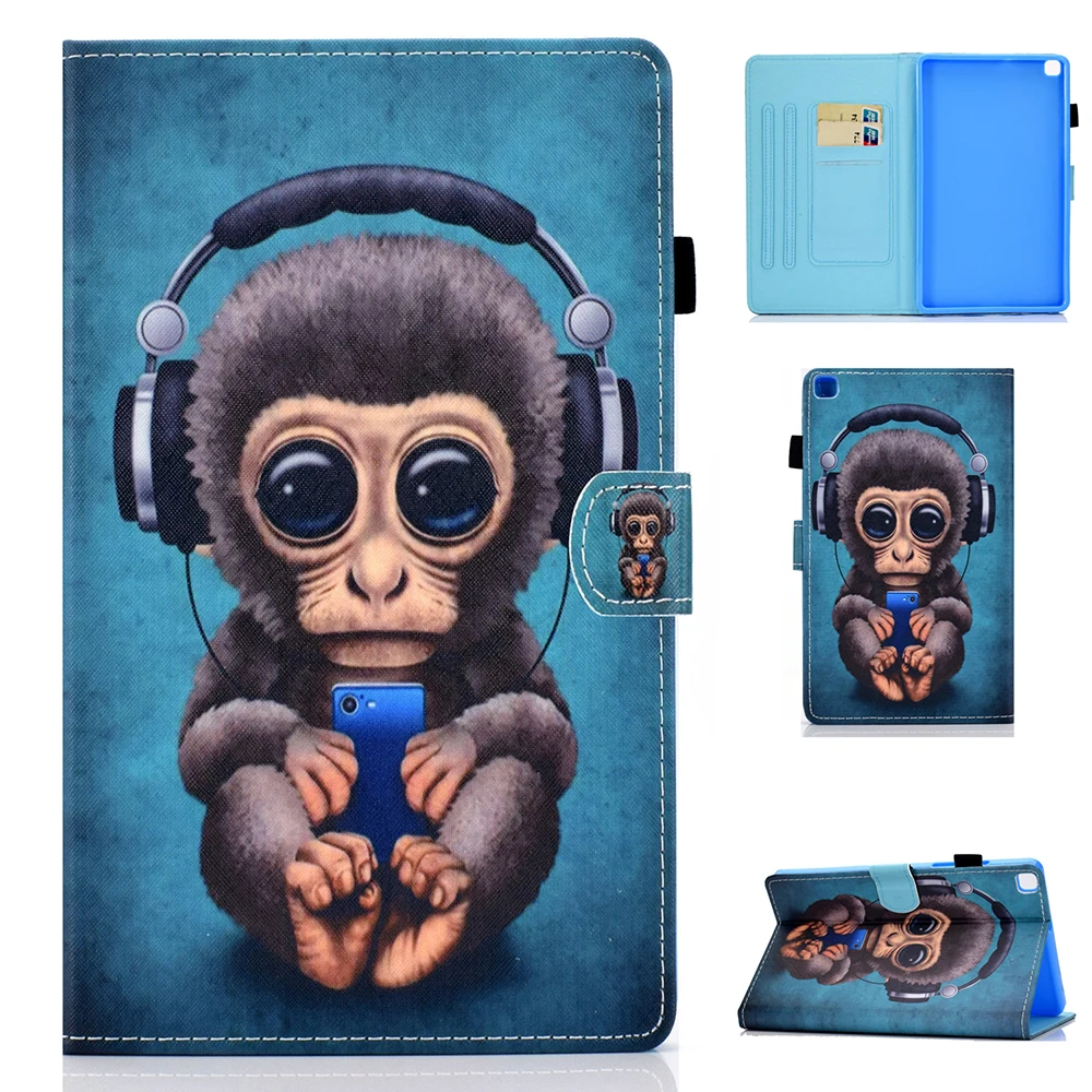 Чехол для Samsung Tab A 8 0 2019 дюйма искусственная кожа Магнитная подставка умный чехол